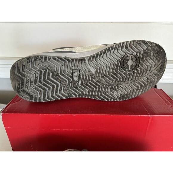 Puma Iconic Suede Women’s Work Size 9.5 Gray Composite Toe Safety Shoes Sneakers - Picture 10 of 11